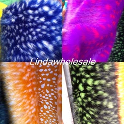 High-grade imitation fox plush fur collar background cloth  carpet material,faux fur fabric,170cm*50cm/pcs