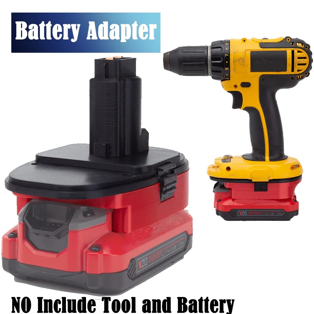 

Battery Adapter Converter For Craftsman 20V Lithium to for Dewalt 18V XRP Cordless Ni-Cd Ni-Mh Drill Tools (NO Battery )