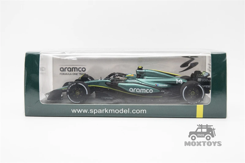 سبارك 1:43 AM Aramco F1 Team AMR24 No.14 المملكة العربية السعودية GP 2024.Fernando Alonso Model Car