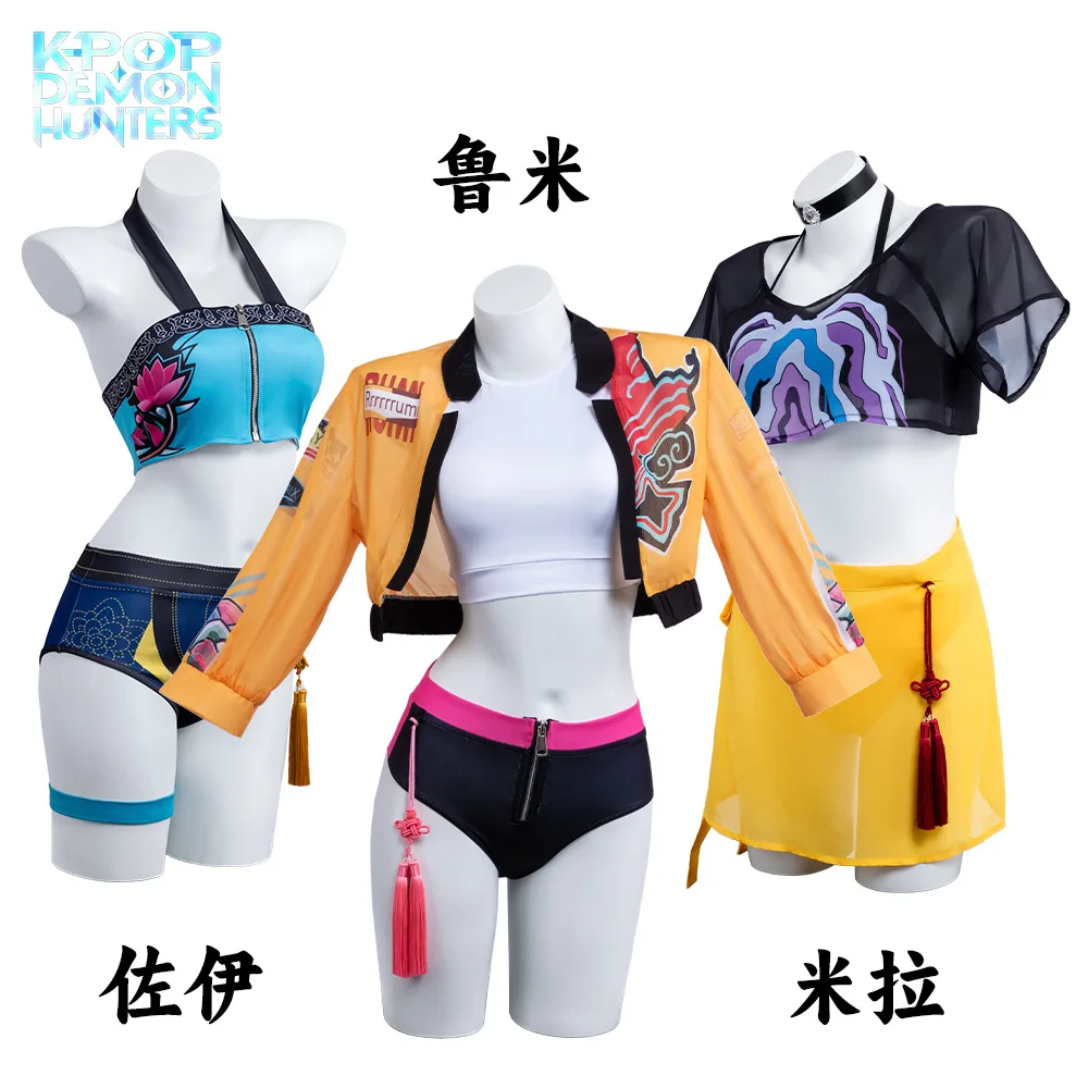 

Swimsuit Kpop Witch Hunt Group Zoe Cosplay Costume Mira Cosplay Costume Swimsuit Rumi Bikini Cosplay Costume