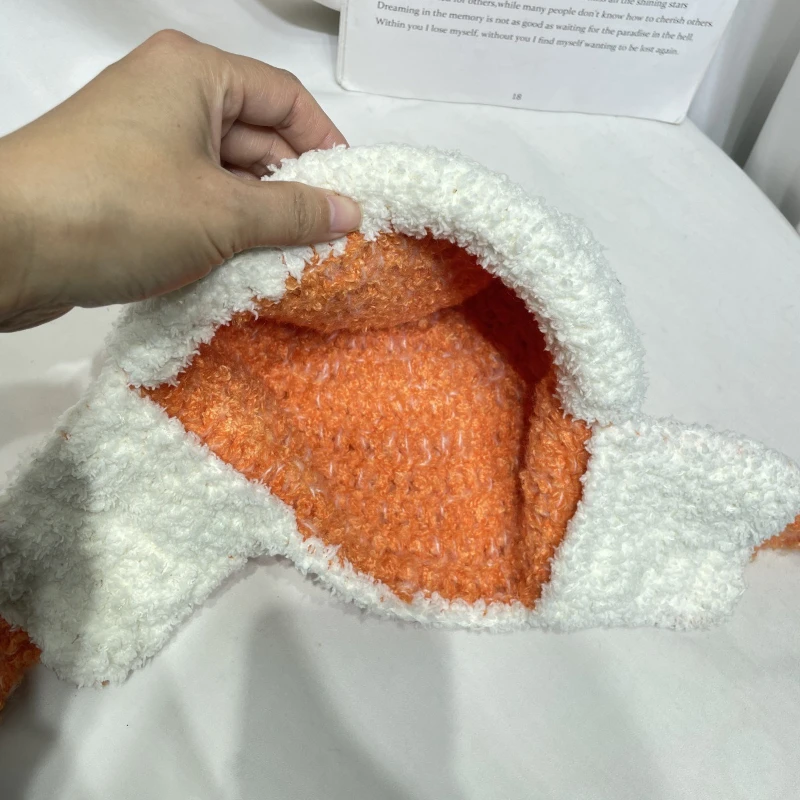 قبعات كورية محبوكة يدويًا للرجال والنساء حافظات أذن سميكة دافئة لقبعات منسوجة للشتاء #5