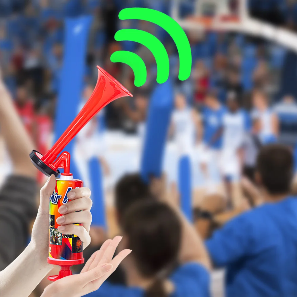 Klaxon de joie à Air de football avec voix forte, Mini pompe à main, klaxon de pompe à Air Portable pour compétition sportive