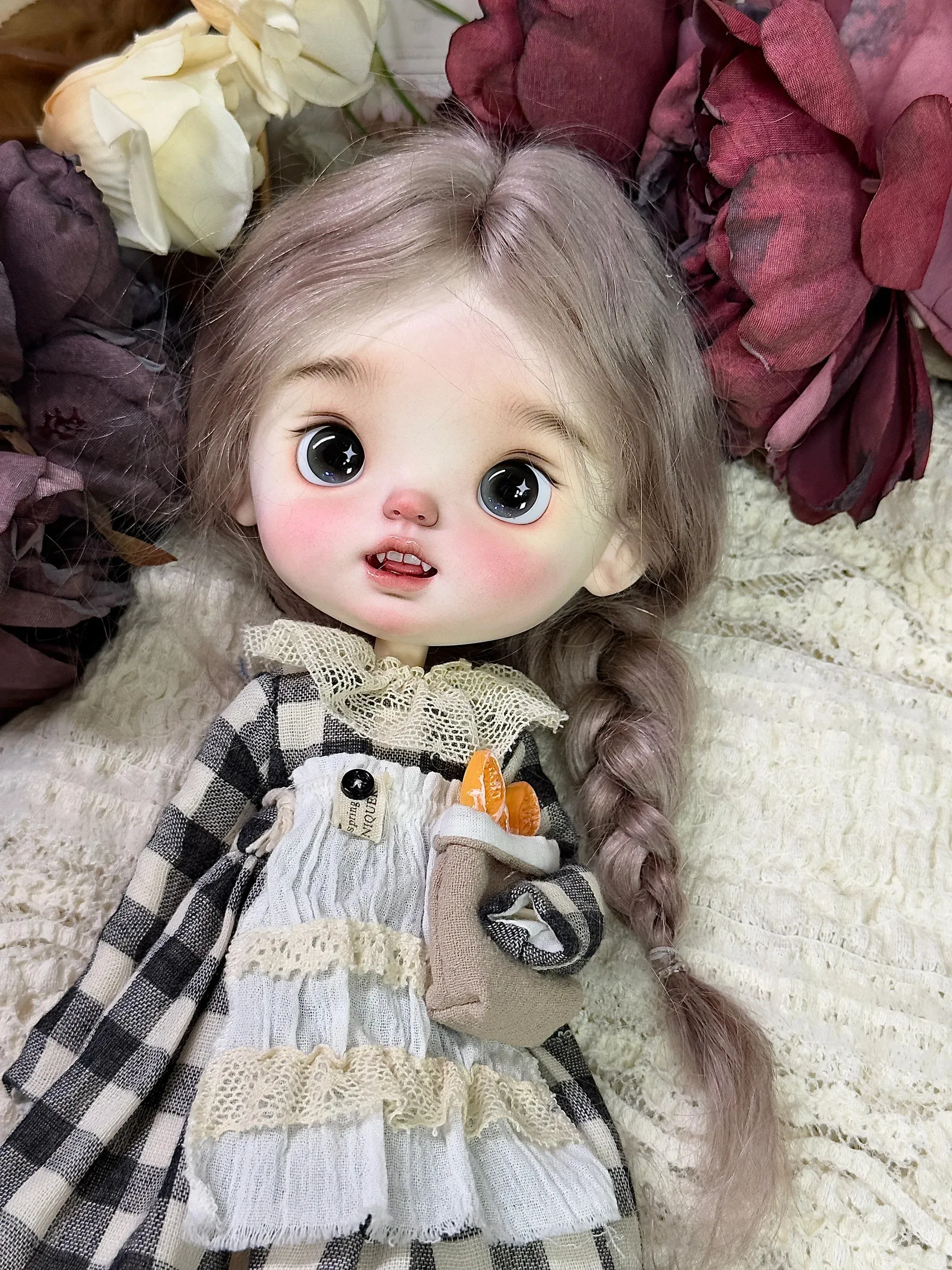 PreOrder Sumy BJD Doll 1/6 Big Head with 2 Dental Accessories Cute Expression Doll