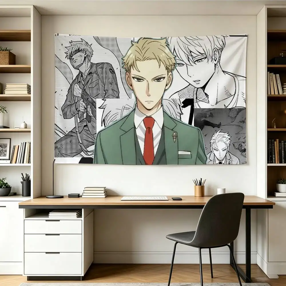 Twilight Agent Loid Forger   Flags Wall Hanging Background Art Banner for Bedroom Home Outdoor Decor