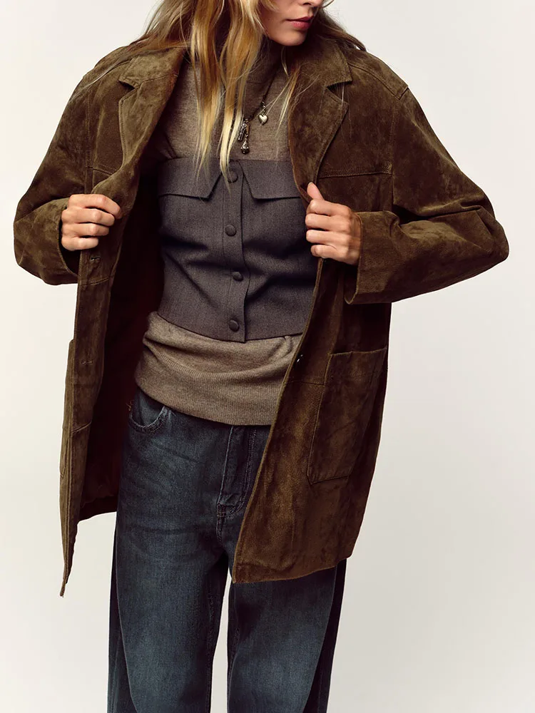 المرأة Faion مستقيم oulder Bared ضيق صالح صديرية دائرية جديد وصول الخريف 2025 تنوعا Ele المرحلة ارتداء العرقية Sle