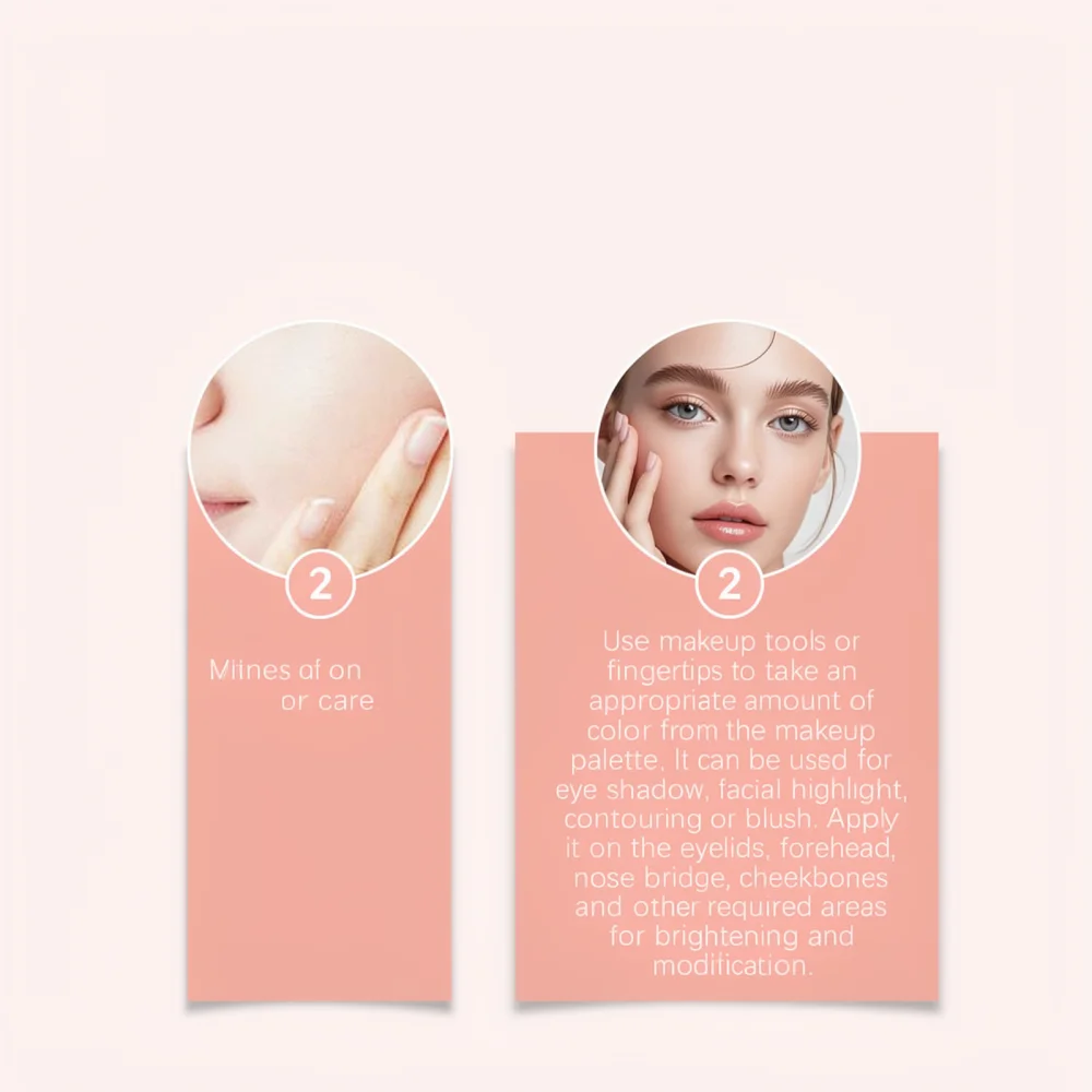 Travel Portable Makeup Palette Eyeshadow Contour Blush Highlighter Face Set All In One Cosmetic Beauty Tray Organizer