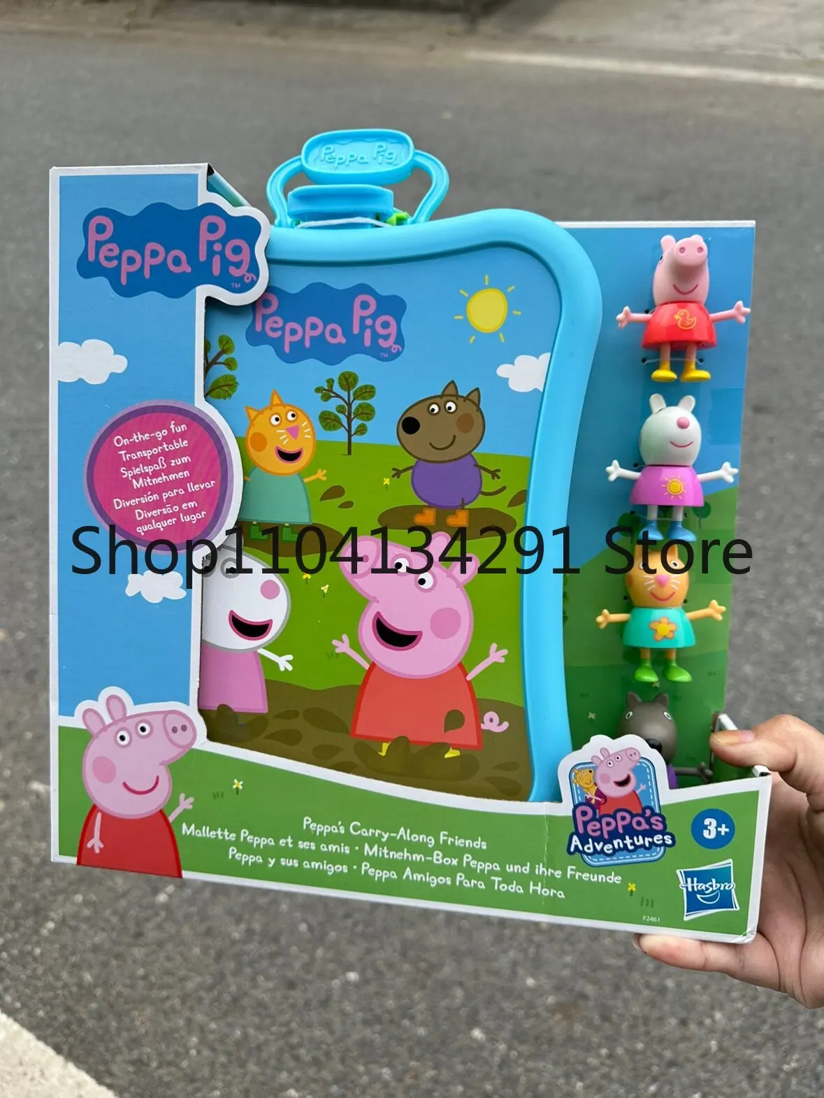 

Оригинальные фигурки Hasbro Peppa Pig Friends: Пеппа, Сьюзи и Ребекка, игрушки, модели, коллекционные предметы, подарки на день рождения
