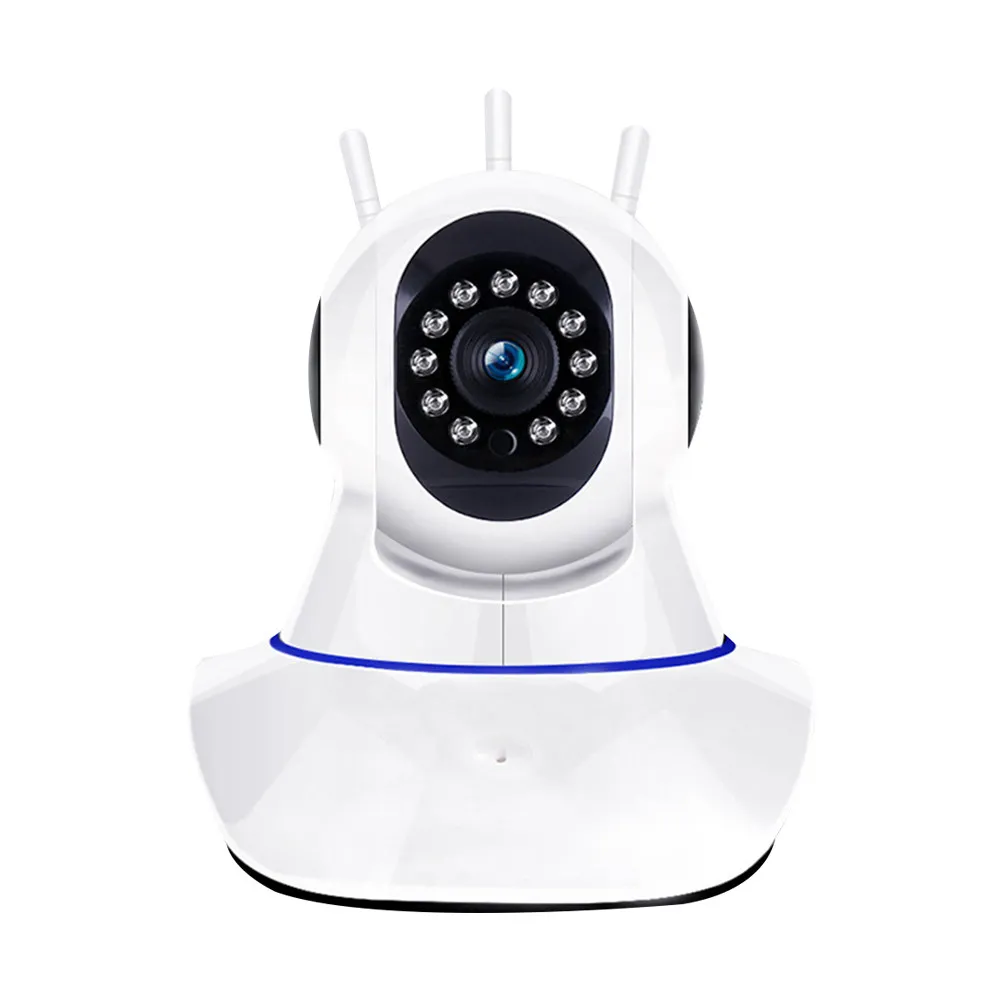

Беспроводная IP-камера 1080P с Wi-Fi, панорамным обзором 360°, ночным видением и дистанционным управлением через мобильное приложение, со встроенной функцией.