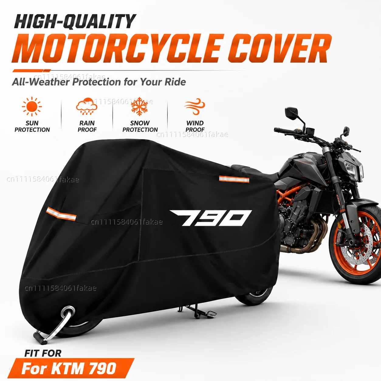 

Motorcycle Cover Waterproof Outdoor All Season Dustproof UV Protective Moto Scooter Rain Cover For KTM 890 1090 1190 ADVENTURE