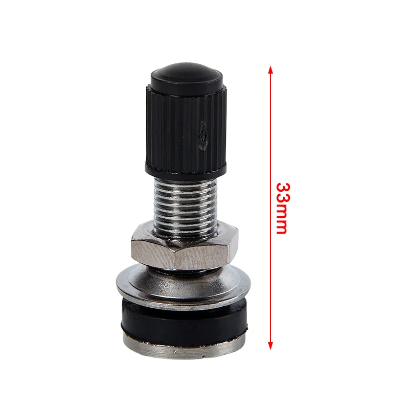 1Pc Motorcycle Wheel Valve 33mm Motorbike Scooter Bike Quad Tubeless Mountain Tyre Valve Dustcap