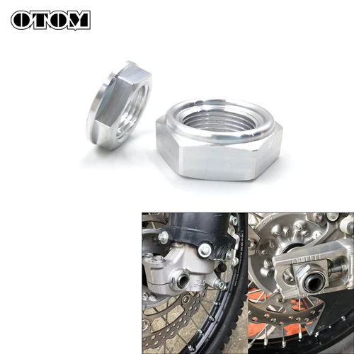 OTOM-tornillo de rueda de tuerca de eje trasero delantero de motocicleta, Perno M18/M22 para YAMAHA YZF WRF KAWASAKI KXF KLX SUZUKI RMZ DRZ RMX 250 450 400