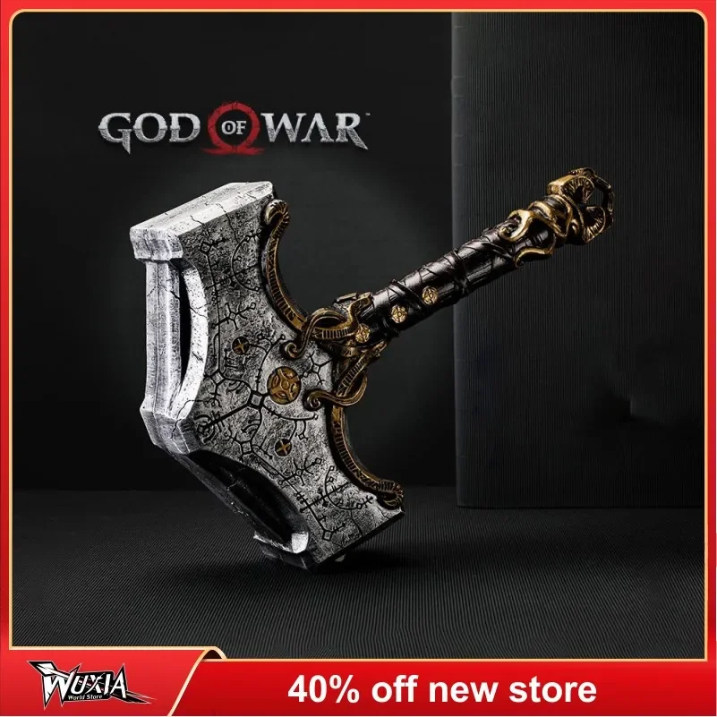 Brinquedo periférico do jogo The Hammer of Thor Kratos para crianças, Espada Katana Material PU, Brinquedo Samurai, Arma Anime, Presente para Menino, God of War