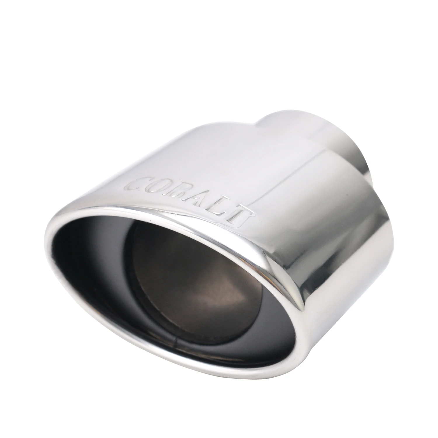 طرف كاتم صوت مستقيم واحد من الفولاذ المقاوم للصدأ نظام عادم عالمي أنبوب نهاية قابل للتعديل ملحقات السيارة