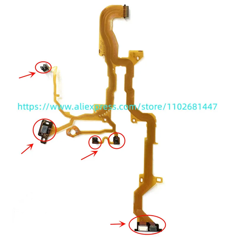 

NEW Lens Back Main Flex Cable For SONY DSC-RX100M3 RX100 III / DSC-RX100M4 RX100 IV RX100M5 RX100V Repair Part + Sensor + Socket