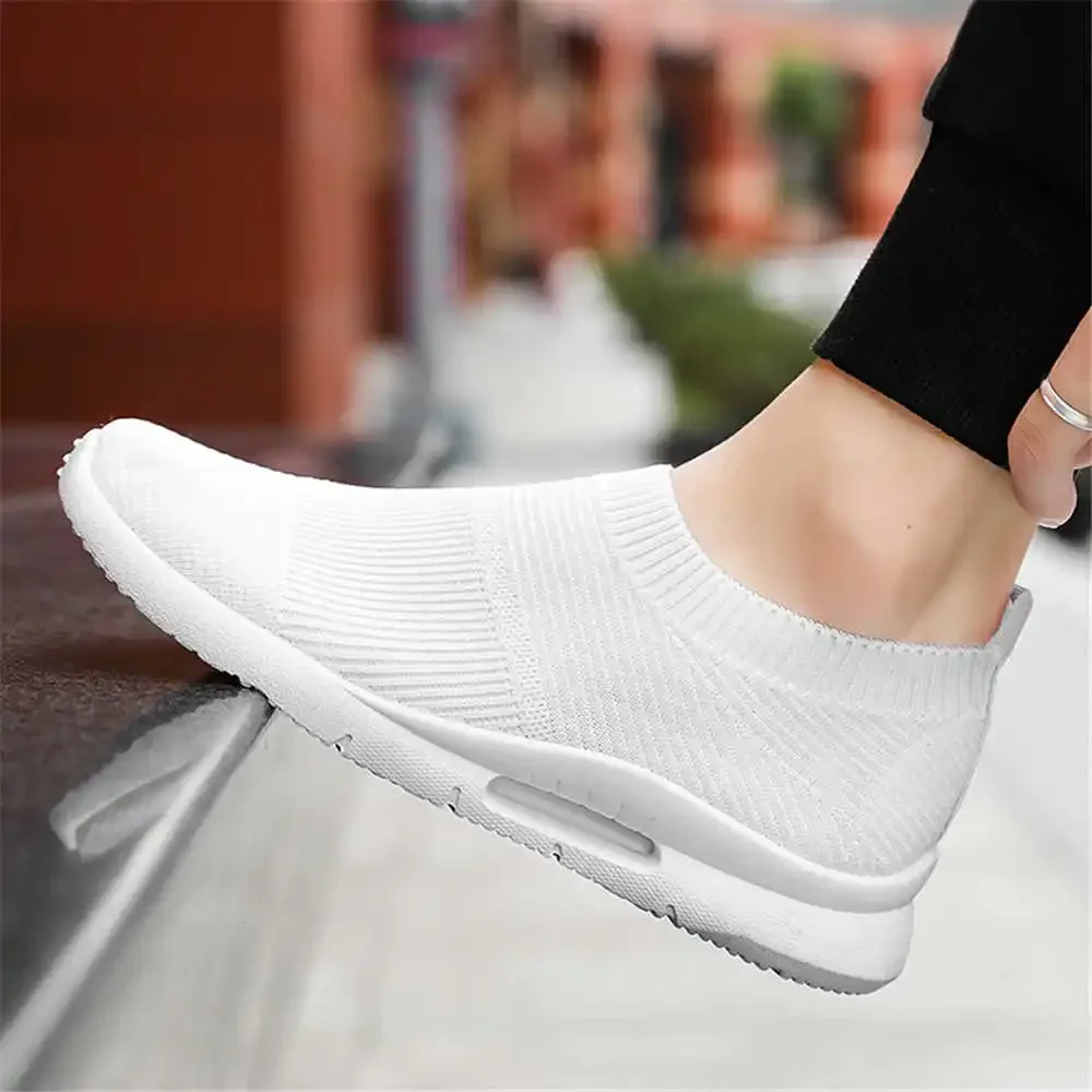 Size 42 Knitted Silver Shoes For Men Casual Brown Loafers Size 38 Men's Sneakers Sport Athletics Lofer School Advanced