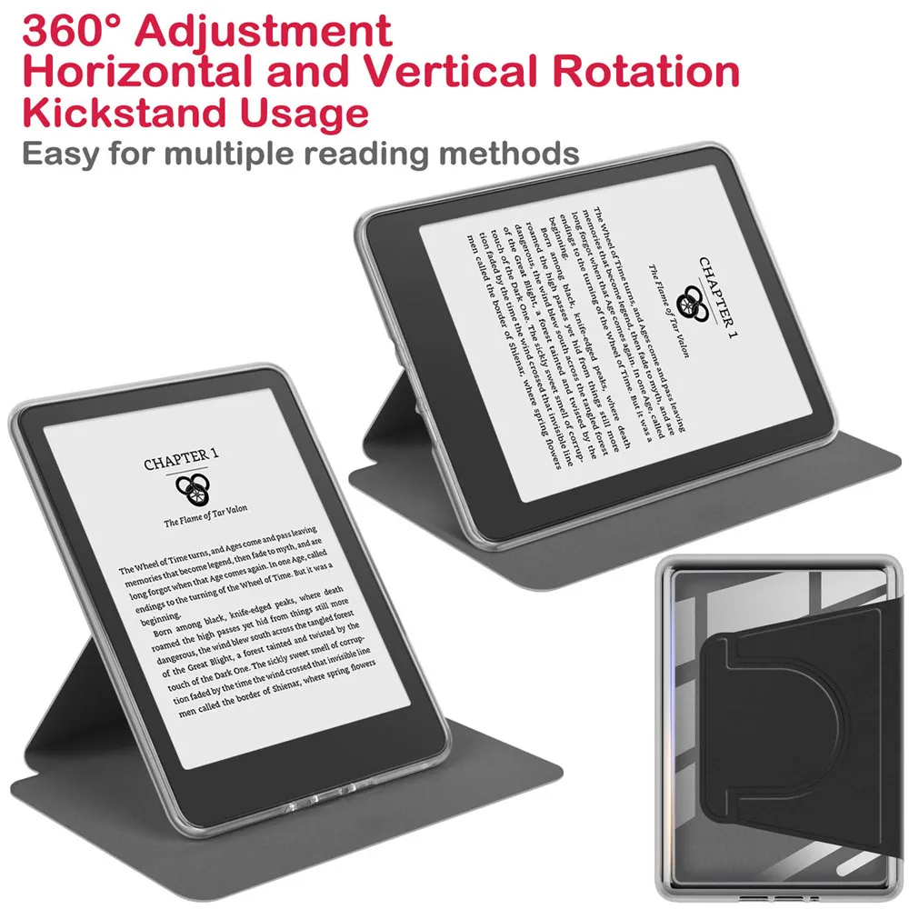 Magnetyczne etui z uchwytem do Kindle 2024 2022 2021 Paperwhite Colorsoft 10. 11. 12. generacji 6 6.8 7 cali, pokrowiec, etui, funda — zdjęcie produktu 4