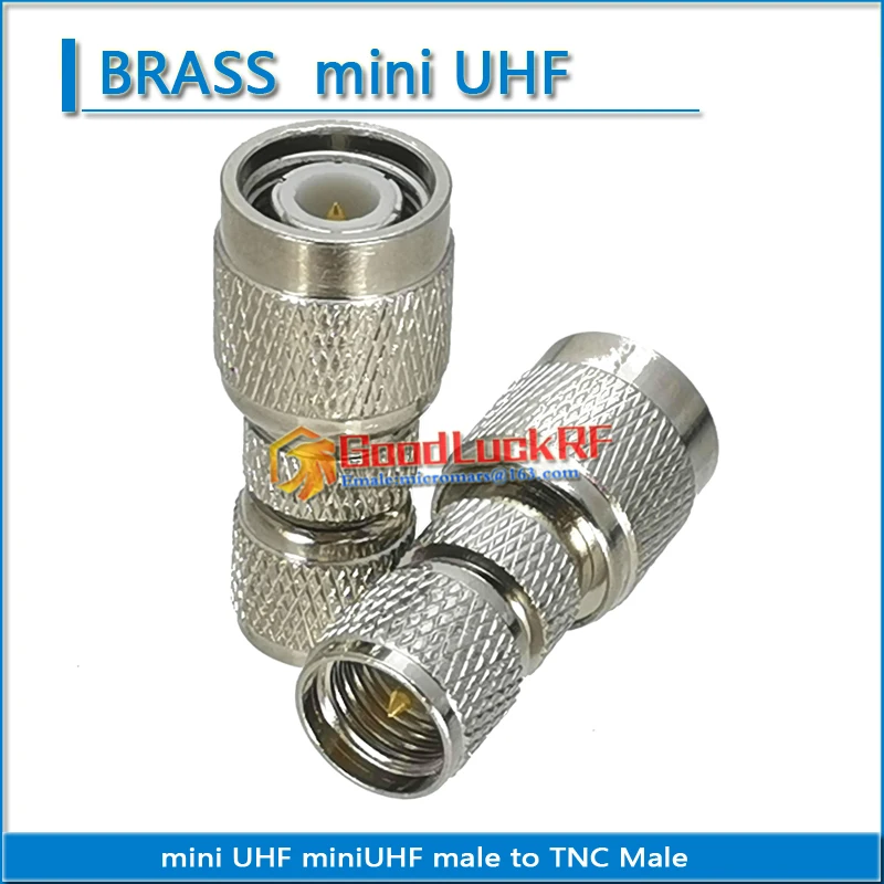 

mini UHF miniUHF male To TNC Male Jack Brass Straight Coaxial RF Adapters miniUHF To TNC Cable Connector Socket