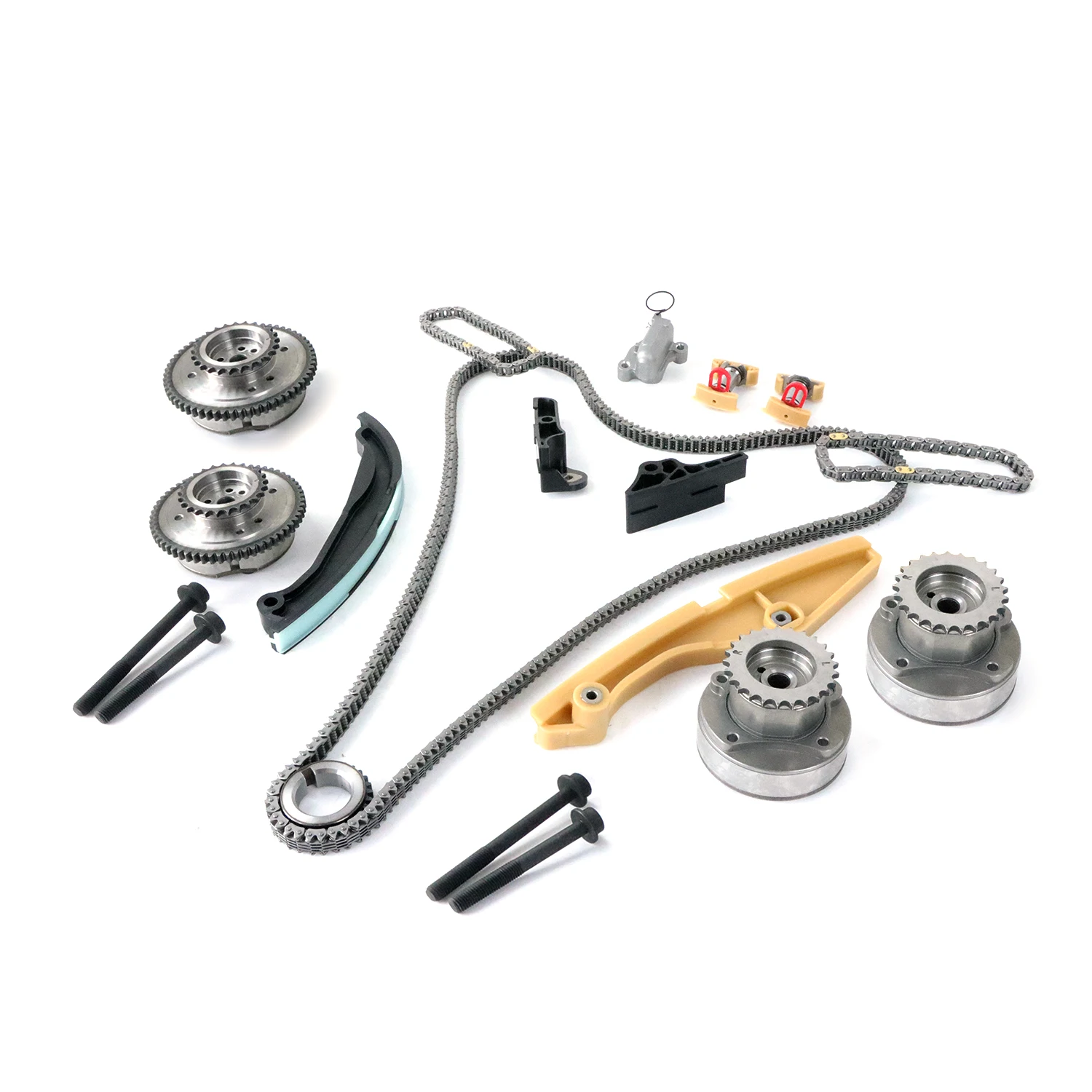 Distributieketting Kit Voor Ford Edge Eplorer F150 Flex Mutang Taurus Transit 3.5 3.7L AT4Z-6306-A AT4Z-6K254-A BL3Z-6268-A Auto Onderdelen