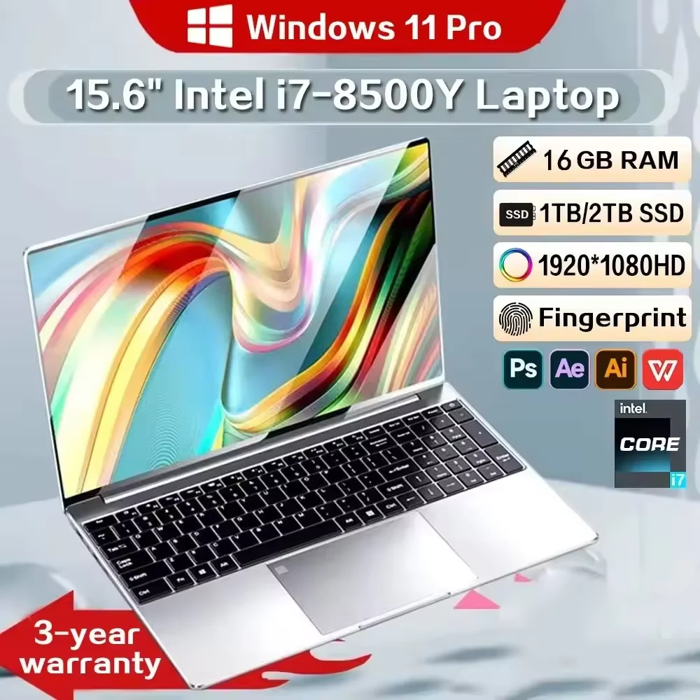 yZ[z15.6C` Intel Core i7 8500Y Windows 11 Pro m[gp\R wF 16GB RAM 1TB SSD Officet Q[~O/wKp m[gPC