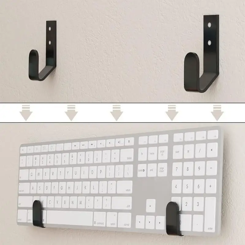 Keyboard Wall Hanger Universal for Gaming Mechanical Keyboards, Keyboard Wall Mount Storage Organizer