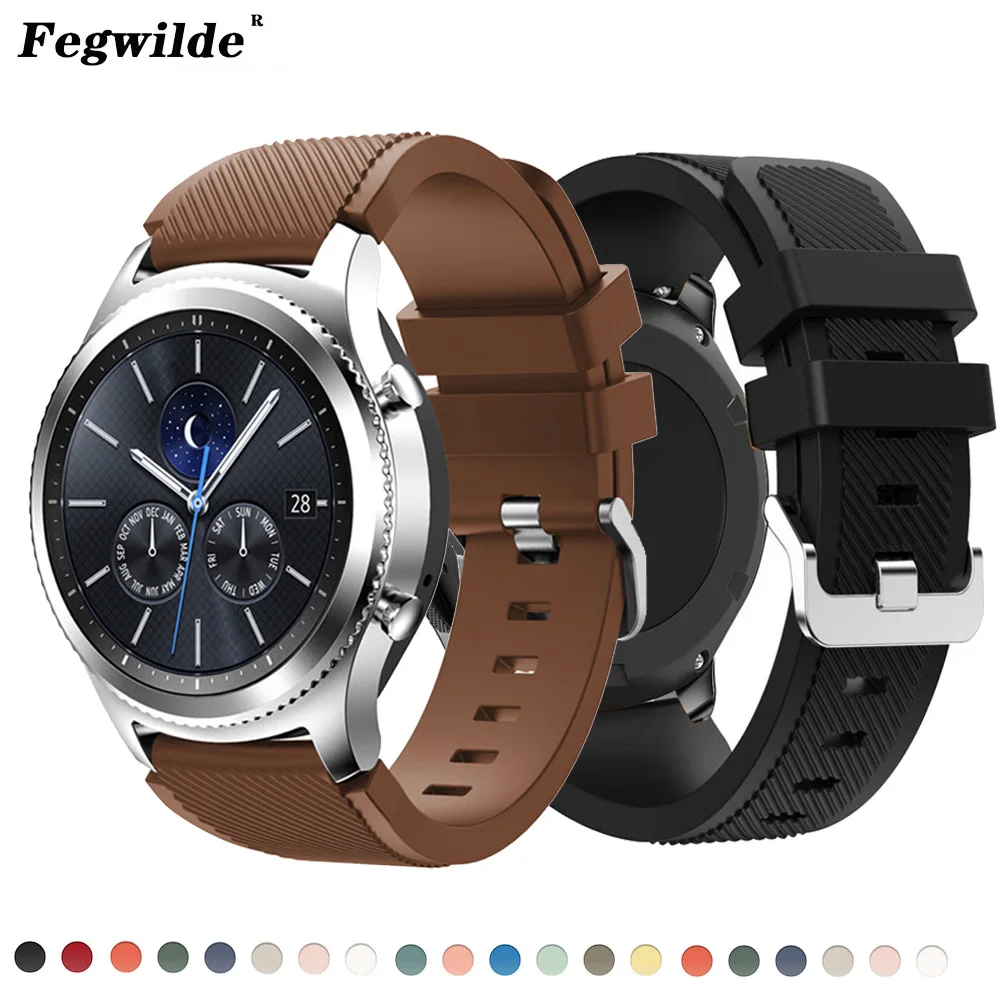 20/22mm Strap for samsung galaxy watch 7/6/5/4 46mm 44mm 42mm Gear S3 active 2 huawei watch gt 4/3/2/2e strap Galaxy watch 7 LTE