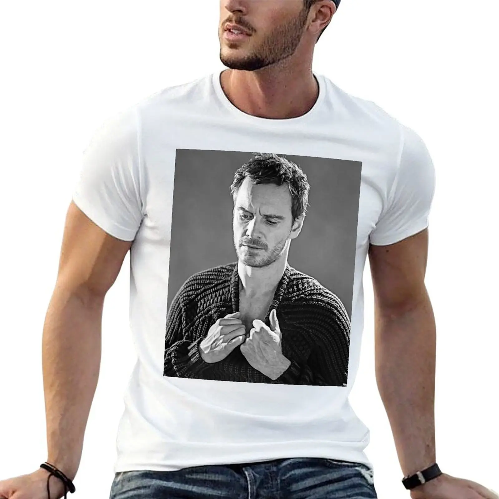T-shirt Contemplative basique, simple, décontracté, à manches courtes