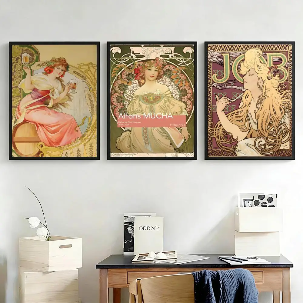 Poster Bedroom Home Decor Art Poster Perfect Gift for Family and Friends M-MuchaS
