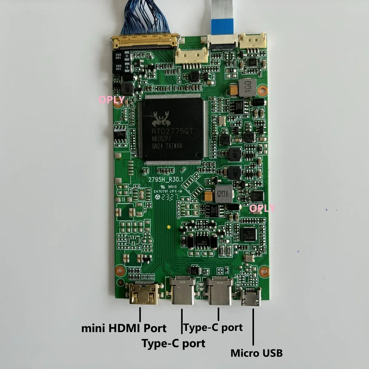 مجموعة لوحة تحكم 4K متوافقة مع HDMI من النوع C لـ NE160QDM-NY2 NE160QDM N 2560X1600 لوحة شاشة LED لوحة 16 بوصة صغيرة
