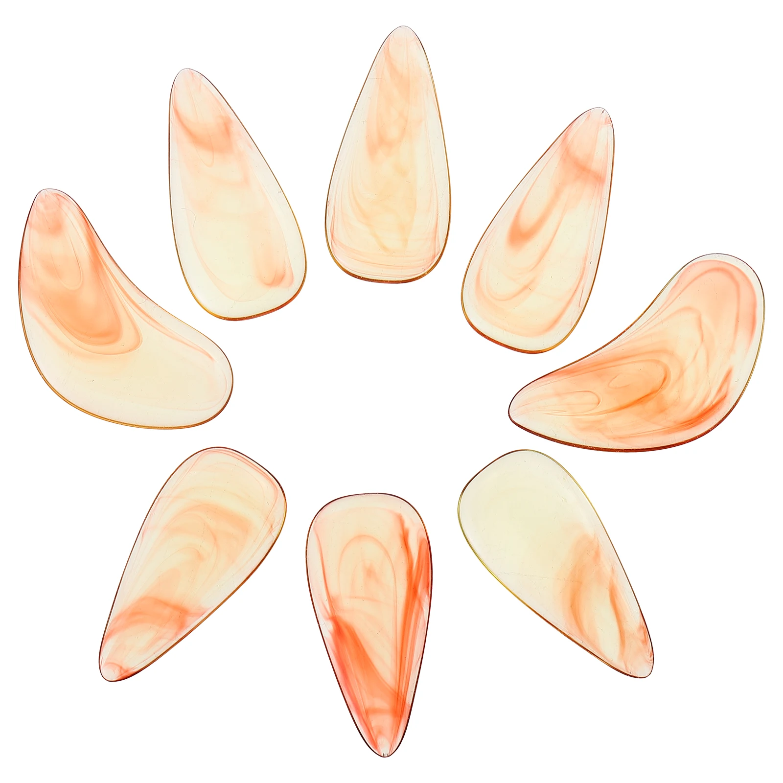 

8 Pcs Guzheng Nails Pipa Accessories Fake Supplies Abs Fingertip Protection Covers Picks Child