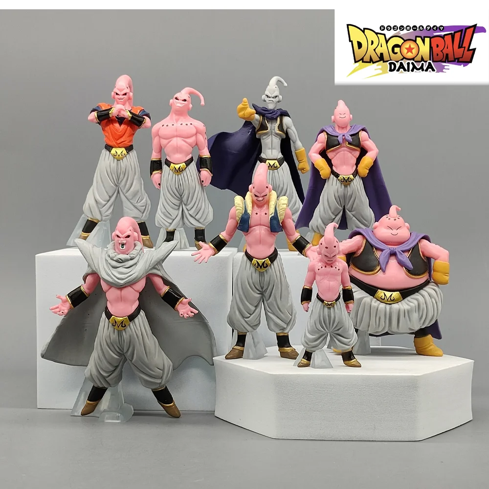

DRAGONBALLZ Majin Buu Figure All Forms Goku Statue Anime Collectible Desktop Model Doll Toys for Fans Gift Kids Adults