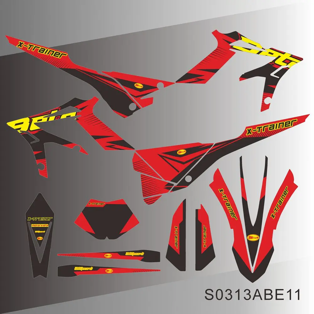 for BETA X TRAINER X-TRAINER XTRAINER 250 300 2015 2016 2017 2018 2019 Graphics Decals Stickers Motorcycle Background