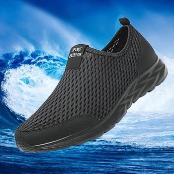Zomer Mannen Vrouwen Aqua Schoenen Lichtgewicht Water Schoenen Antislip Sneldrogend Mannelijke Sneakers Outdoor Strand Casual Flats Sport 2024