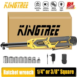 Kingtree 12V Extended Ratchet Wrench Wireless Lithium Battery Charging Wrench Extended 6