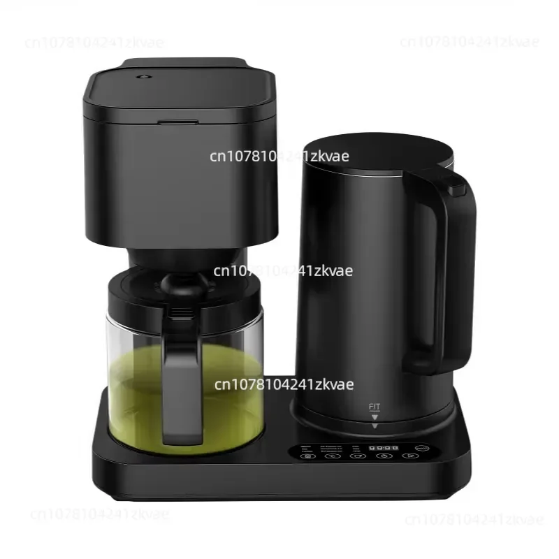 PP Semi-automatic Programmable Drip Coffee Machine Electric Home Brewing Coffee Machine 1600W 8 Cups