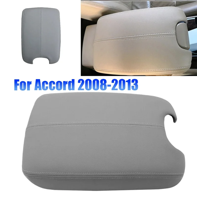 Gray Armrest Box Cover Trim Panel 83450-TB0-H01 for Honda Accord 2008-2013 Car Center Console Handrail Case Lid Caps