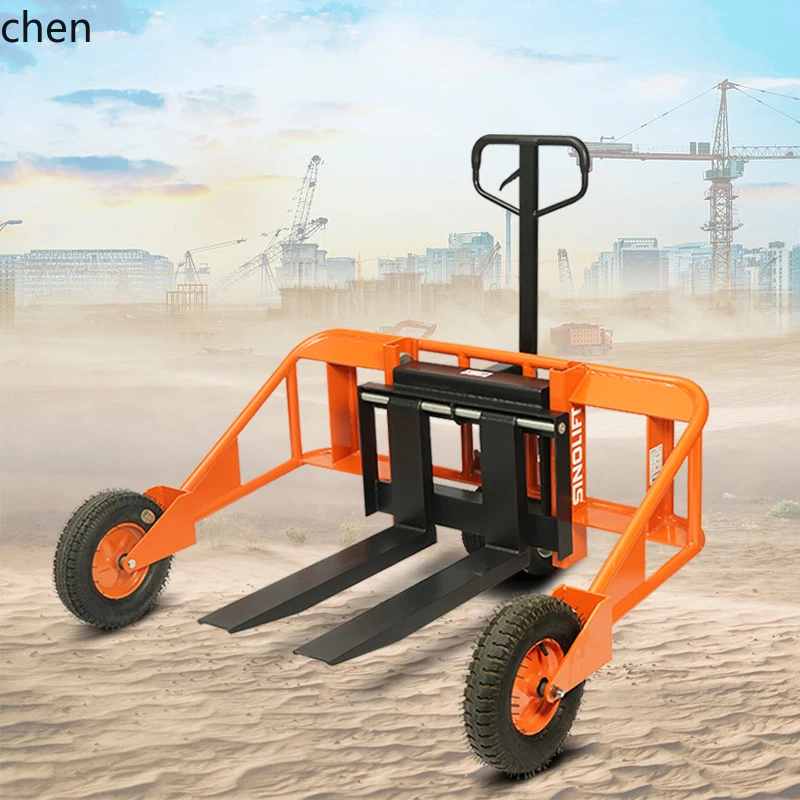 YFY  Land Mountain Bike Transport Outdoor Off-Road Anti-Seismic Manual Hydraulic Pallet Truck