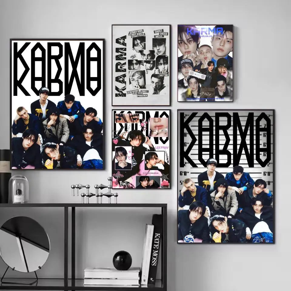 KPOP HOT Album KARMA Poster HD Self Adhesive Waterproof Wall Art