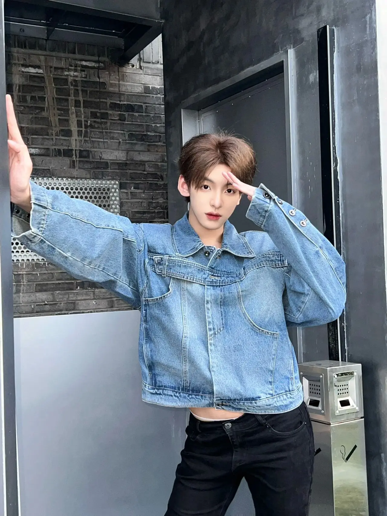 

Мужская куртка-пальто из денима класса люкс, синяя, винтажная, в стиле вестерн, повседневная, модная, оригинальная, уличная одежда для мальчиков и молодежи, весна-осень