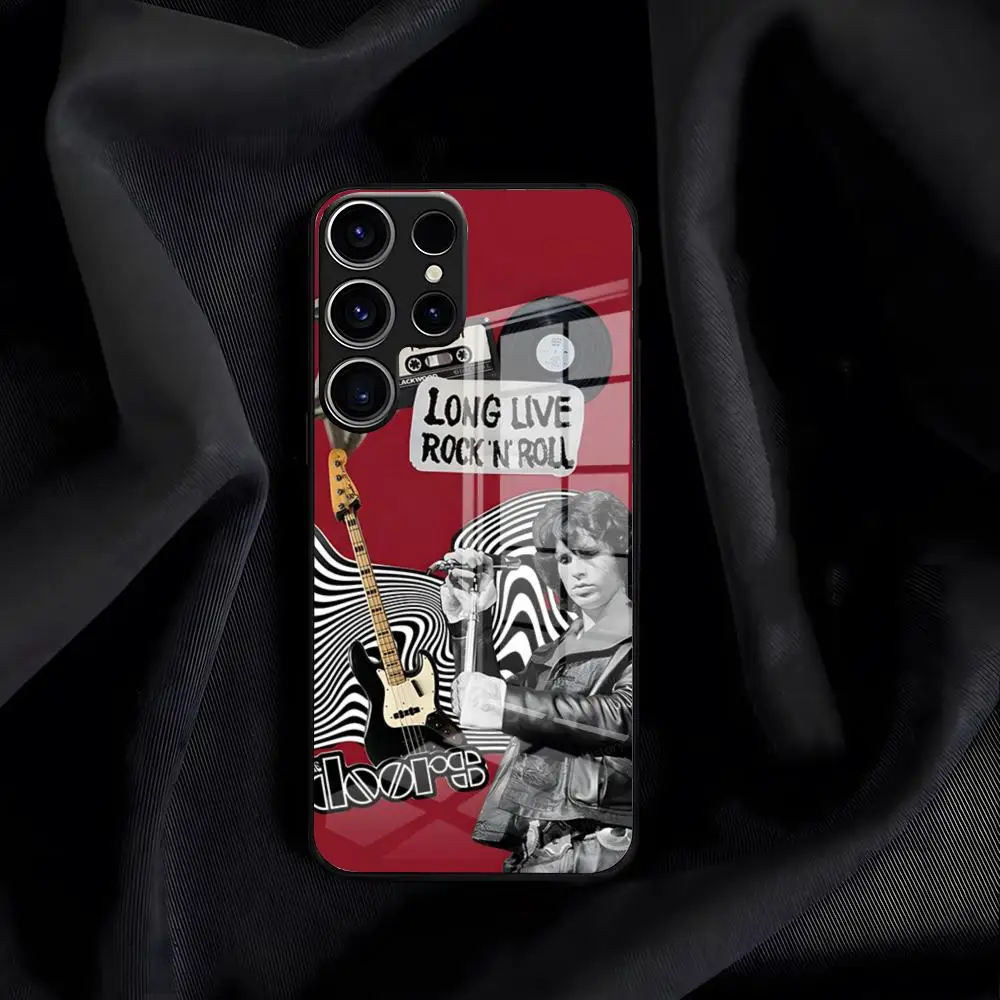 The Doors Jim Morrison Phone Case For Samsung S26 S25 Plus S20 S20 Plus S22 Ultra S23 FE S21 Plus S21 Ultra Glass Cover