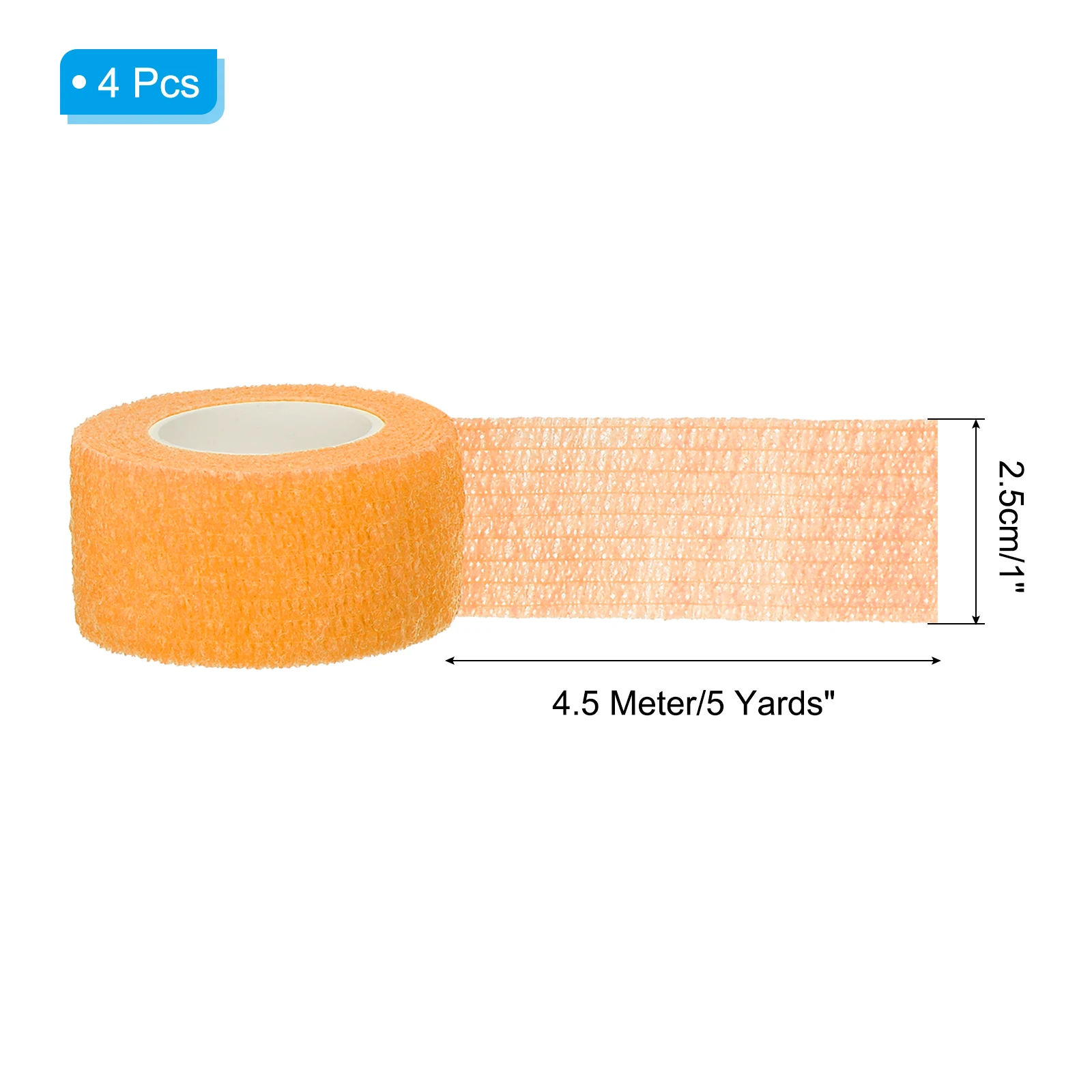 4pcs 12 Colors Sports Self-Adhesive Tape 2