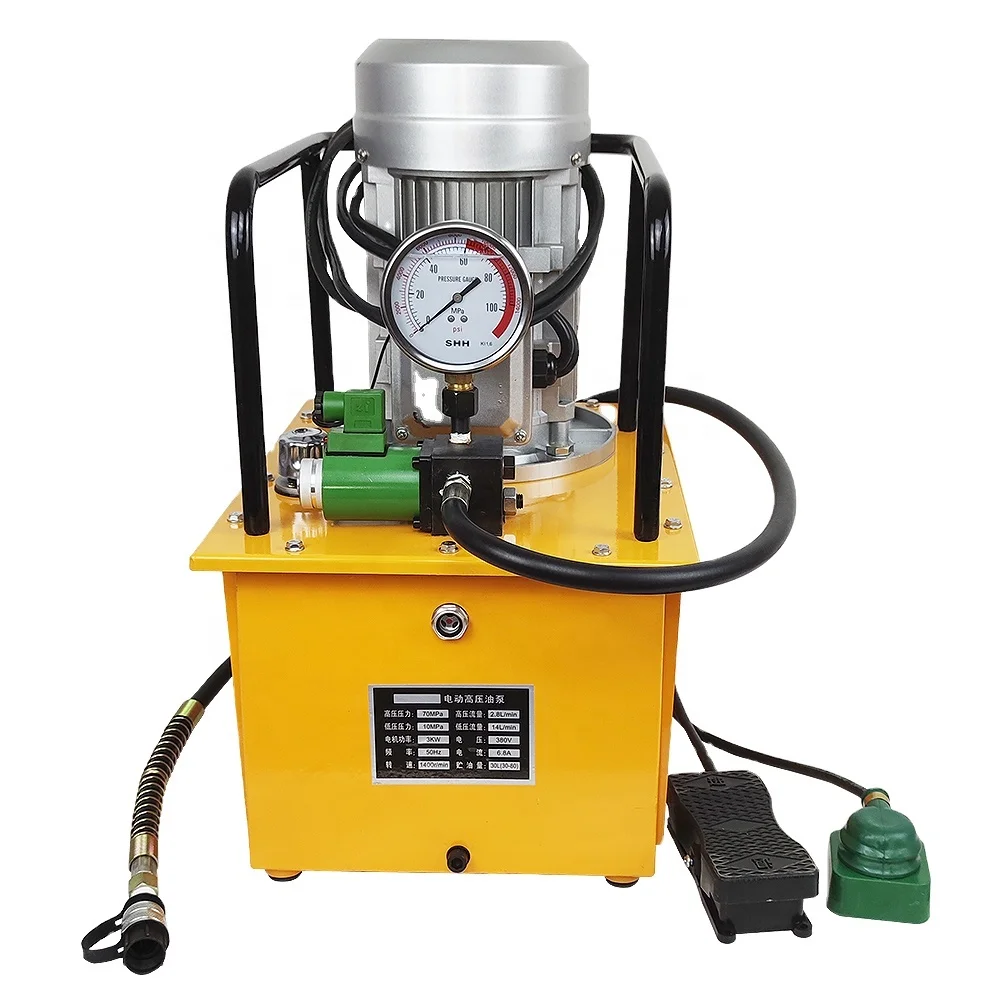 Hydraulic piston pump 3.0 kW single acting 700 bar pack