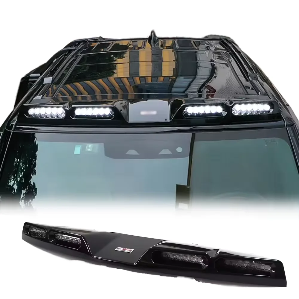 

For Jetour TRAVELER 4EYES High Quality ABS Front Bodykit Carbon Roof Light Hood Bumper Top Protection Car Accessories