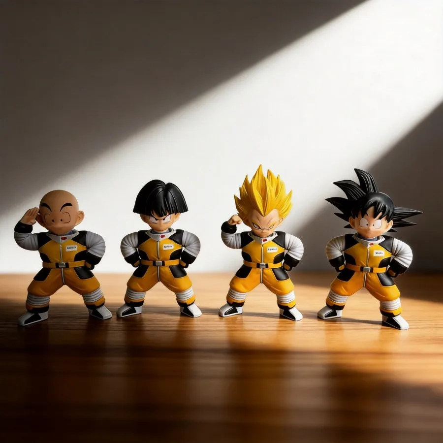 

Dragon Ball Q Version Son Goku Vegeta Namek Spacesuit Figure Collectible Ornament Gift 10cm