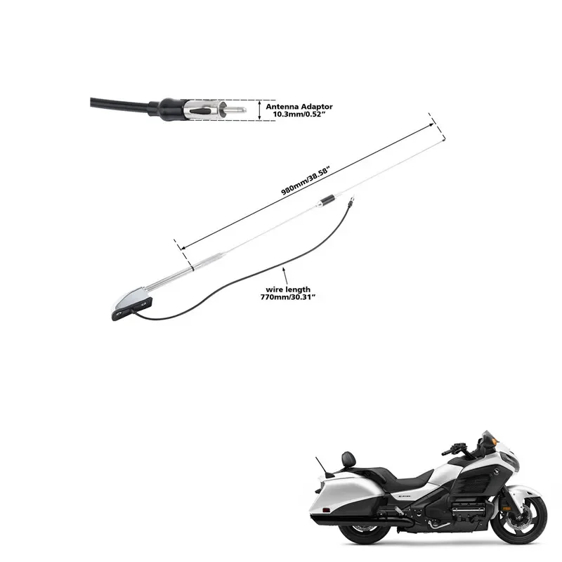 

Антенна Audio Comfort Navi для Honda Glod Wing GL1800 GL1500 2001-2017 Moto Acsessories, аксессуары