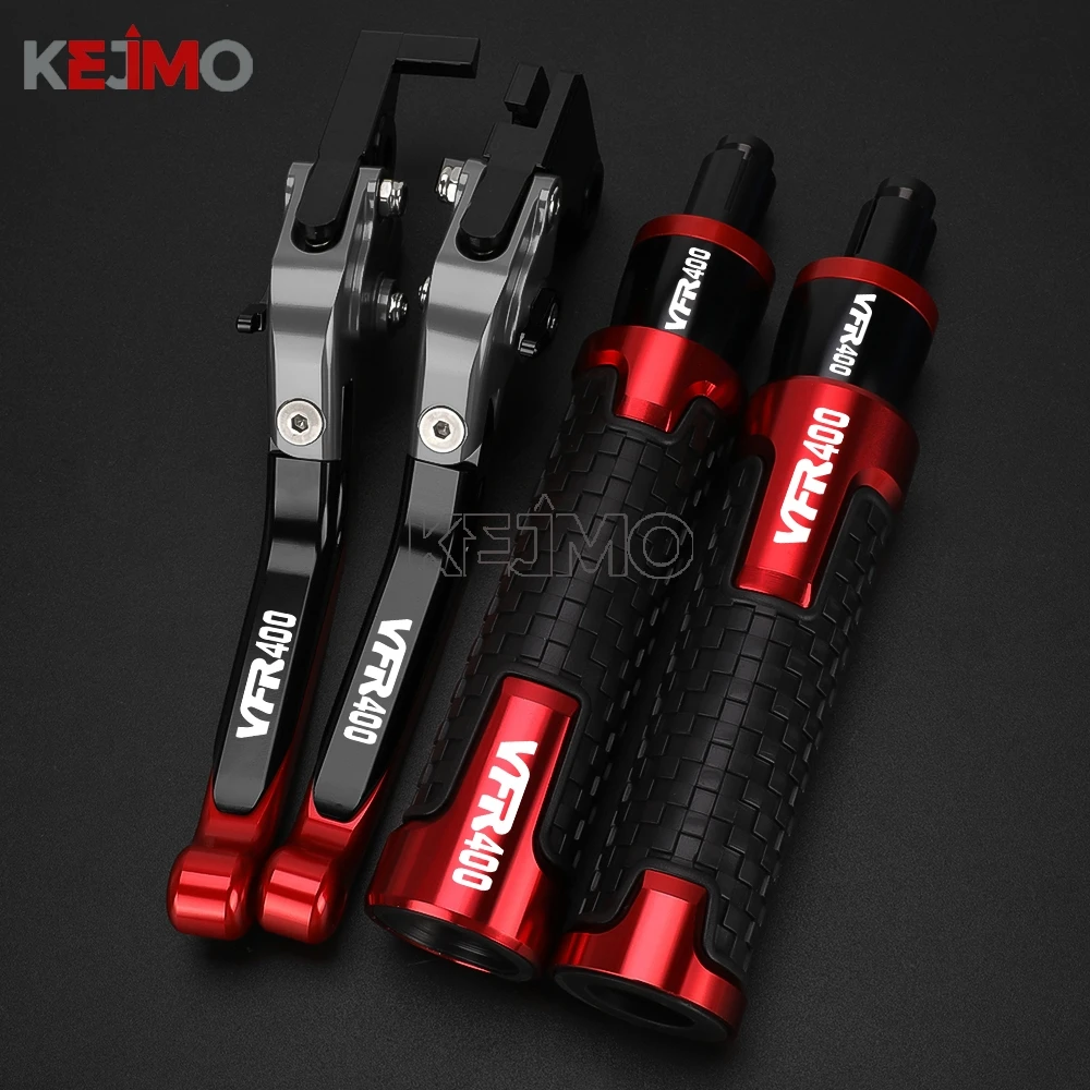 

Aluminum Adjustable Brake Clutch Levers 1990 1991 Motorcycle Handlebar Hand Grips Ends For Honda VFR400 VFR 400 NC3019 1989-1992