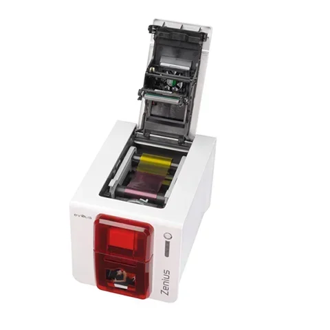 Hot SalesShenzhen DC Evolis Zenius Single Side ID Card Printing Staff ID Card Employee Id Card Printer Machine