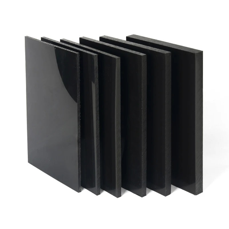 1Pcs Thick 1/1.5/2/3/4/4/5/6/8/10/12/15/20/30mm Black ABS Plastic Board Model Sheet Material for DIY Handmade Part Accessories