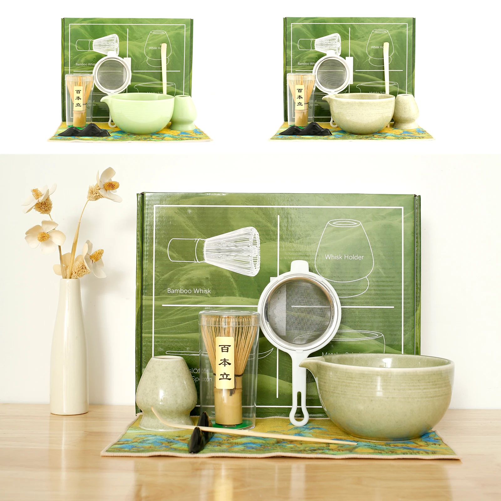 

7 шт. набор матча, японский чайный сервиз матча, элегантный стартовый набор матча, магазин напитков в помещении, базовые инструменты для приготовления чая, аксессуары