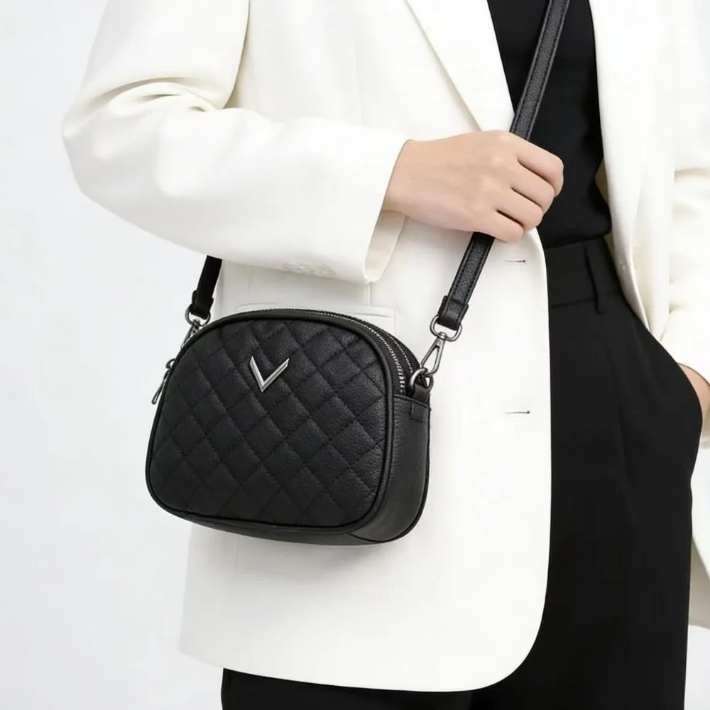 

Trend Leather Women's Crossbody Bag Casual Versatile Small Square Bag Shoulder Bag Daily Use