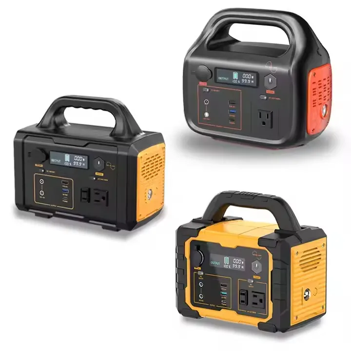 Estação de energia portátil de tensão dupla 110V / 220V, gerador solar doméstico de 300W c